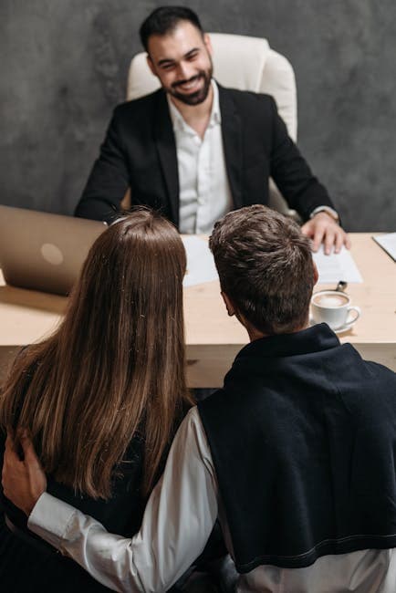 Florida insurance professional reviewing licensing materials in a bright, modern office.