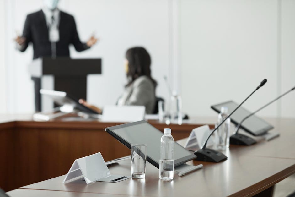 Florida insurance professional reviewing licensing materials in a bright, modern office.